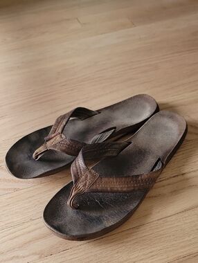 Well Loved Rainbow Flip Flops